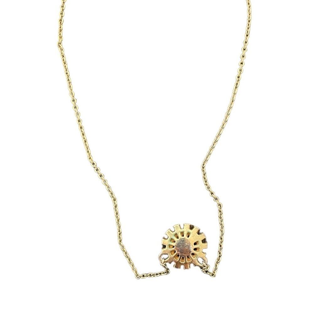 Kate Spade Flower Charm Dainty Layering Necklace Gold - Picture 3 of 6